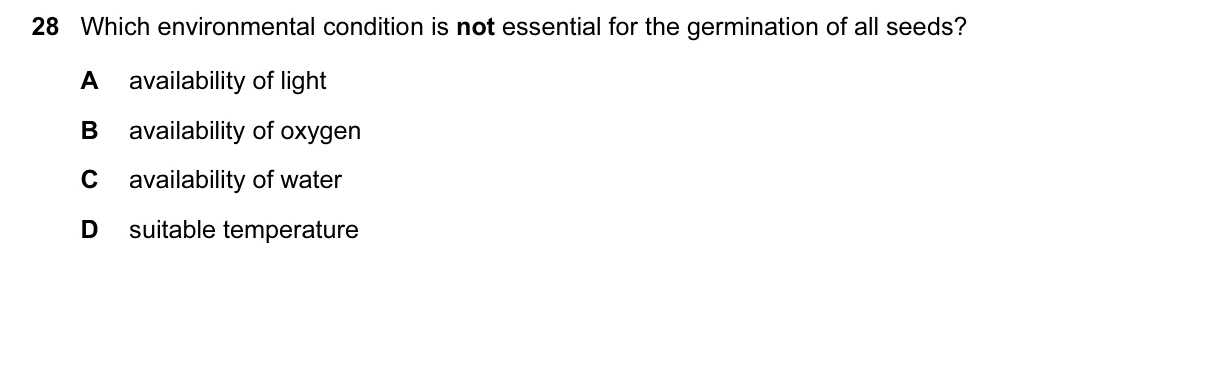 Question 28, March 2015, 0610 Paper 12