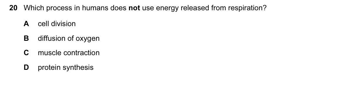 Question 20, June 2015, 0610 Paper 11