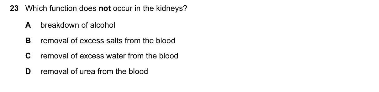 Question 23, June 2015, 0610 Paper 11