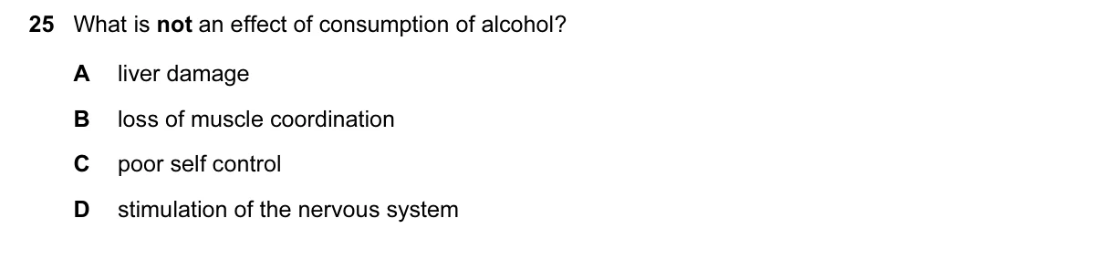 Question 25, June 2015, 0610 Paper 11