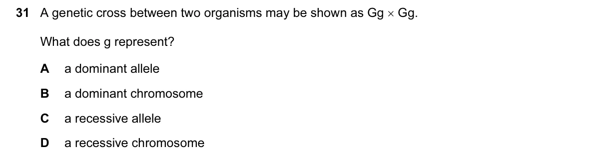 Question 31, June 2015, 0610 Paper 11