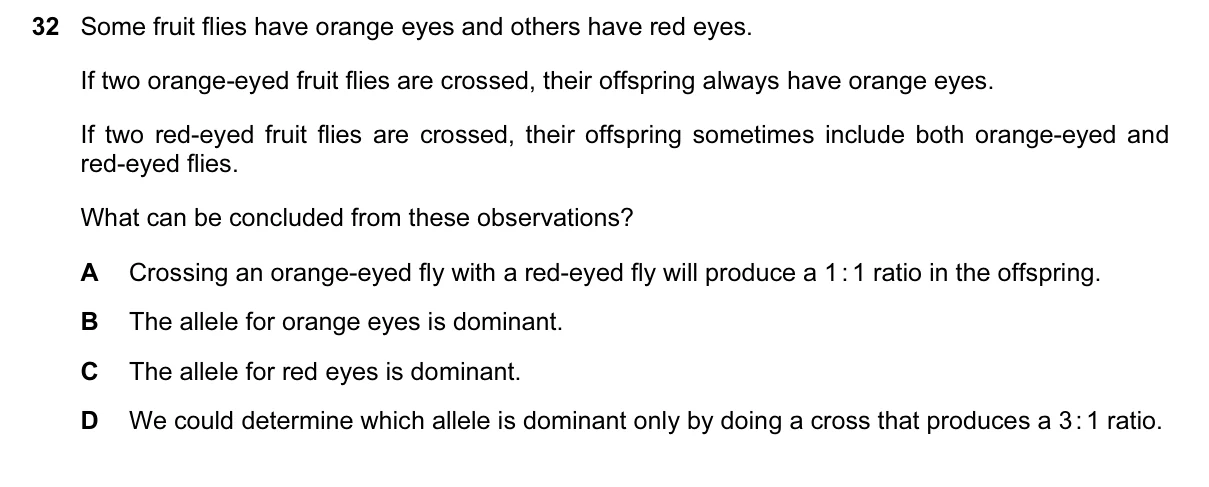 Question 32, June 2015, 0610 Paper 11