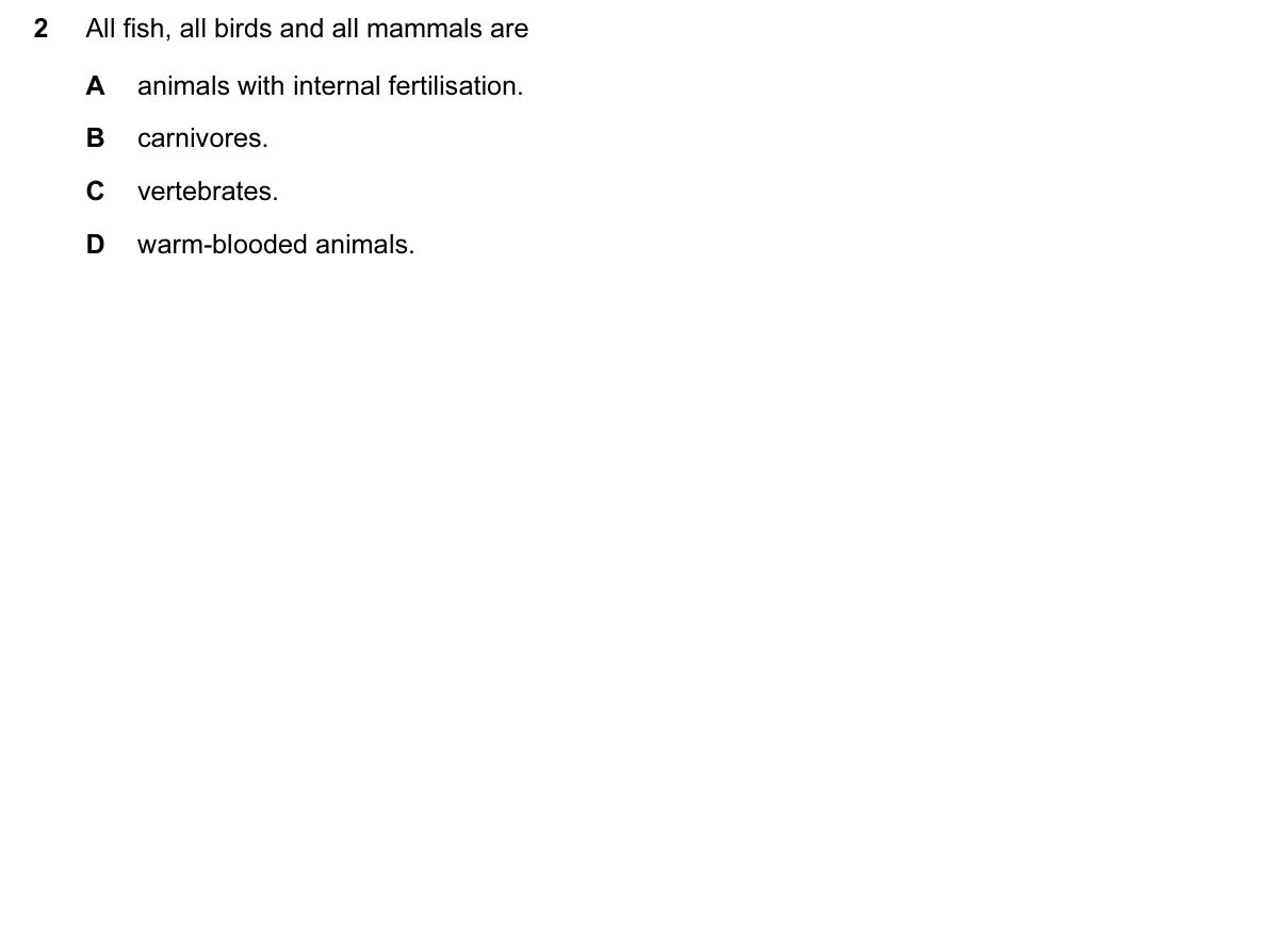 Question 2, June 2015, 0610 Paper 13