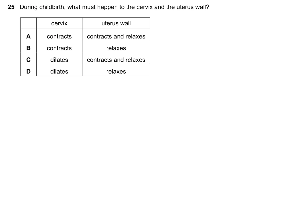 Question 25, November 2015, 0610 Paper 11