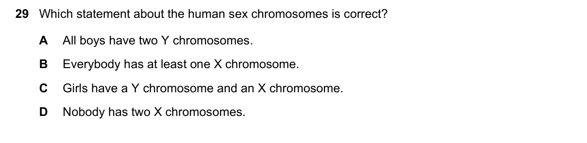 Question 29, November 2015, 0610 Paper 11