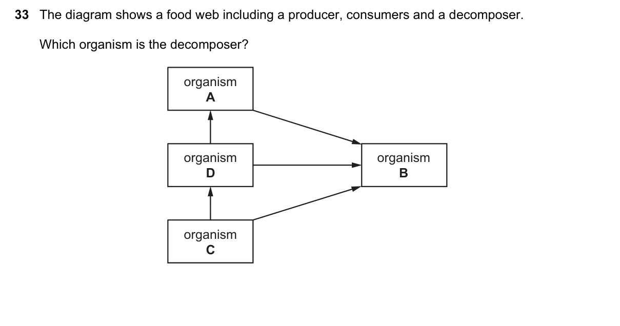 Question 33, November 2015, 0610 Paper 11