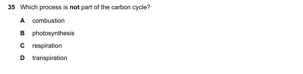 Question 35, November 2015, 0610 Paper 11