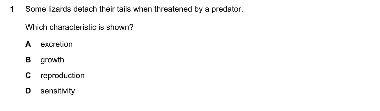 Question 1, November 2015, 0610 Paper 12