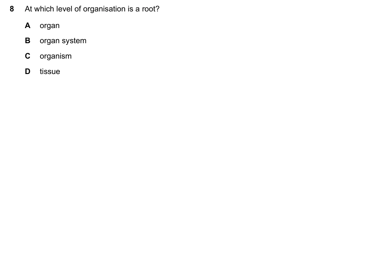 Question 8, November 2015, 0610 Paper 12