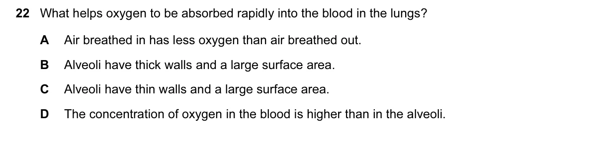 Question 22, March 2016, 0610 Paper 12