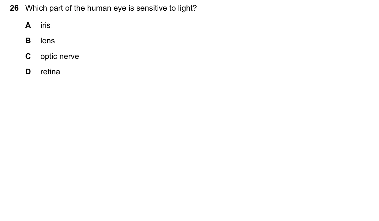 Question 26, March 2016, 0610 Paper 12