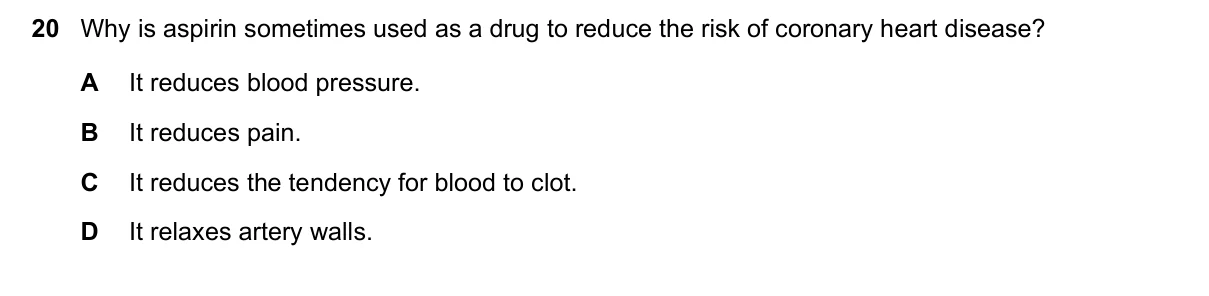 Question 20, March 2016, 0610 Paper 22