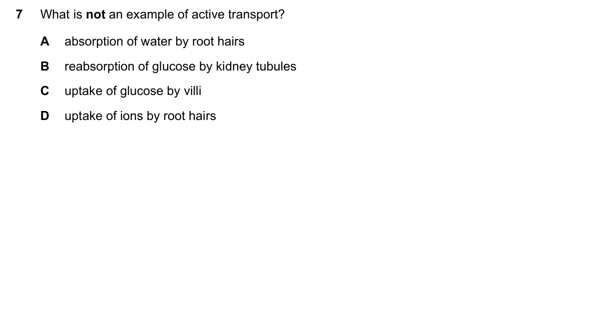Question 7, March 2016, 0610 Paper 22