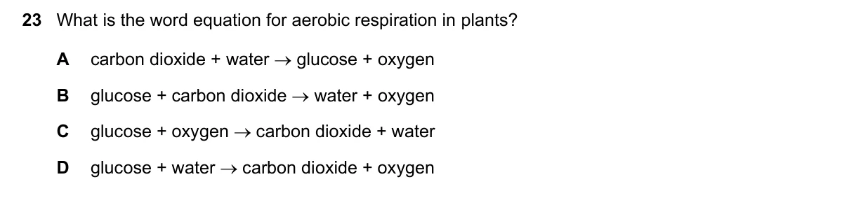 Question 23, June 2016, 0610 Paper 21