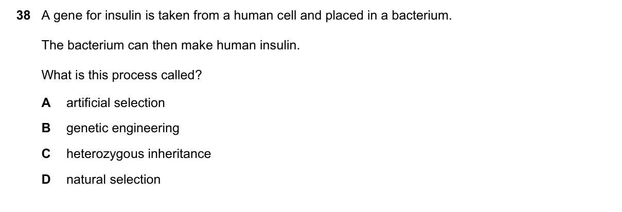 Question 38, June 2016, 0610 Paper 21