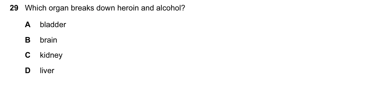 Question 29, June 2016, 0610 Paper 12