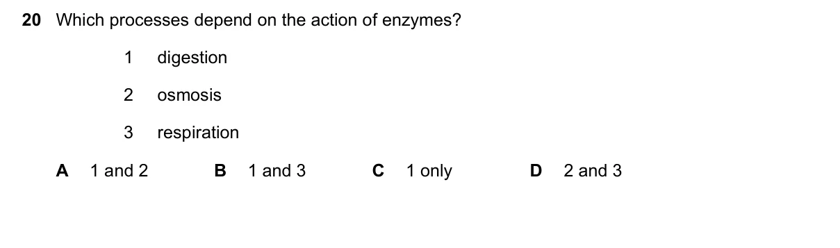 Question 20, June 2016, 0610 Paper 22