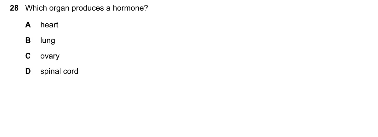 Question 28, June 2016, 0610 Paper 13