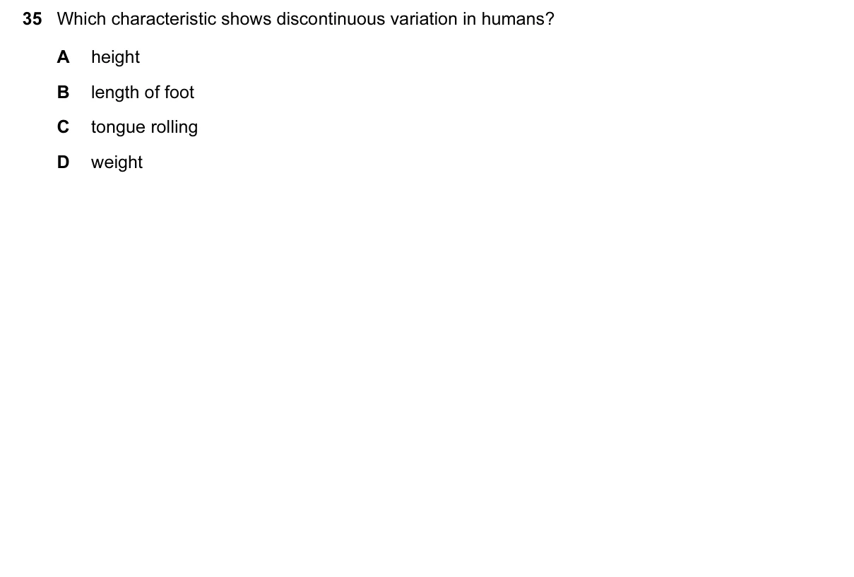 Question 35, June 2016, 0610 Paper 13