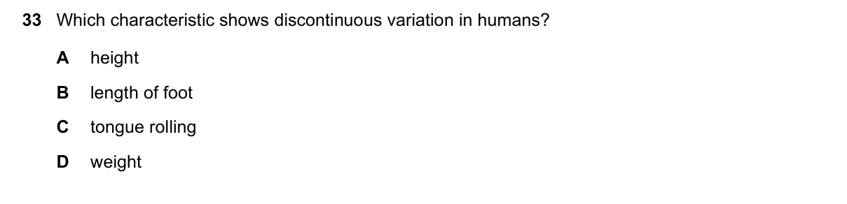 Question 33, June 2016, 0610 Paper 23