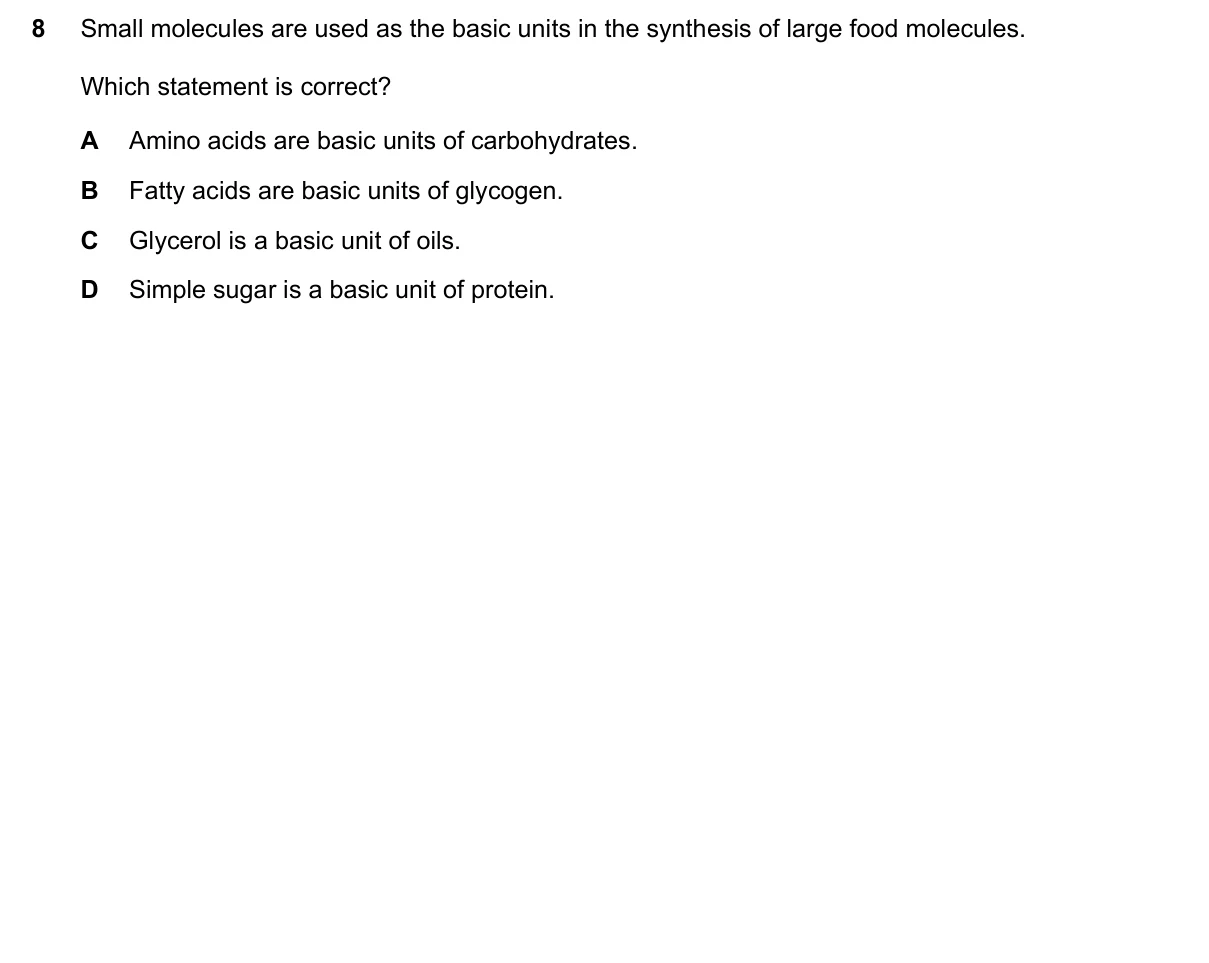 Question 8, June 2016, 0610 Paper 23