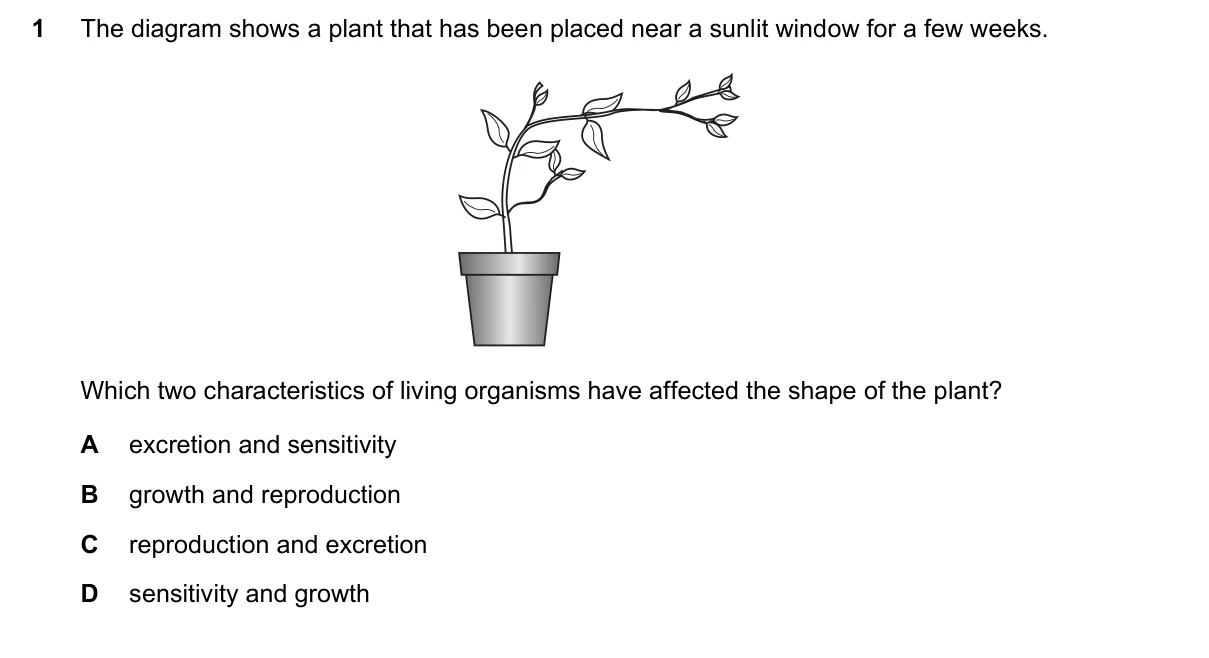 Question 1, November 2016, 0610 Paper 11