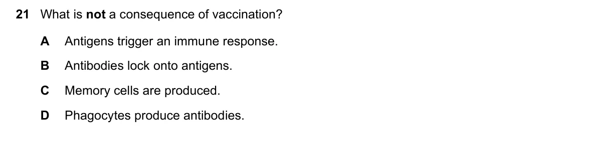 Question 21, November 2016, 0610 Paper 21