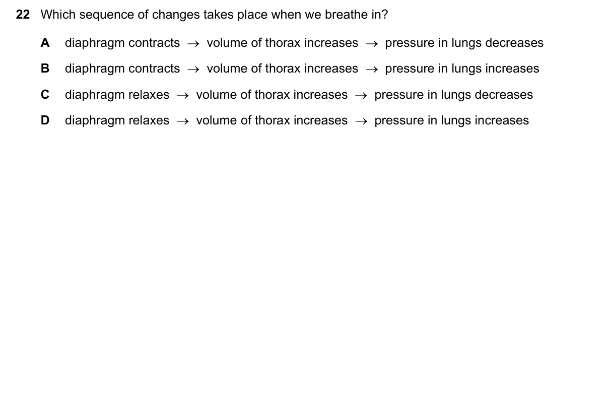 Question 22, November 2016, 0610 Paper 21