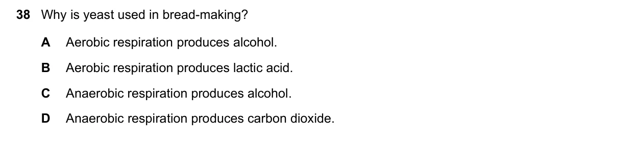 Question 38, November 2016, 0610 Paper 21