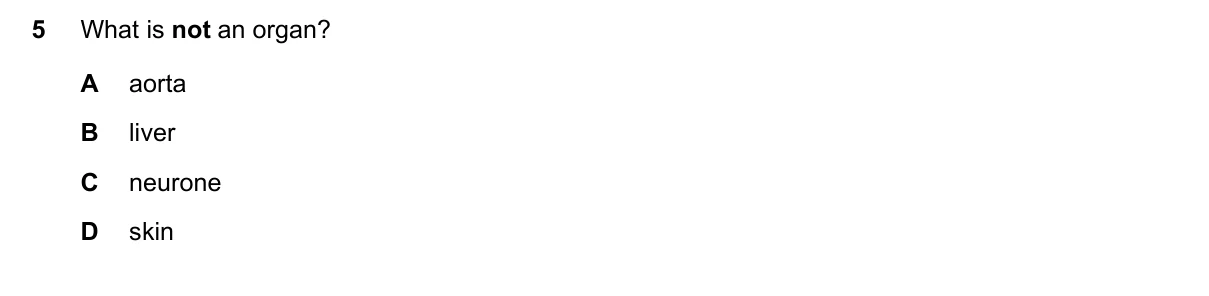 Question 5, November 2016, 0610 Paper 12