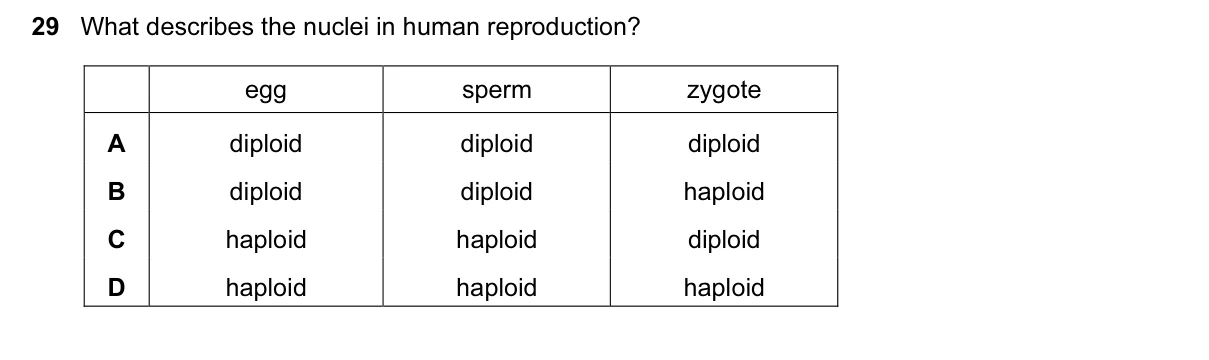 Question 29, November 2016, 0610 Paper 22