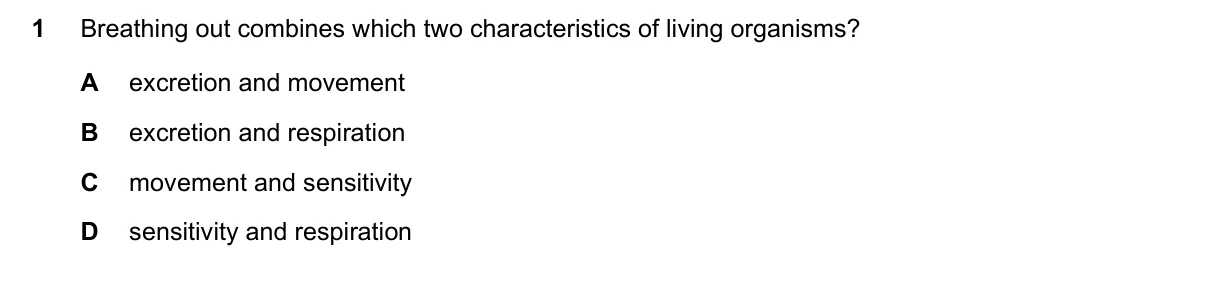 Question 1, November 2016, 0610 Paper 23