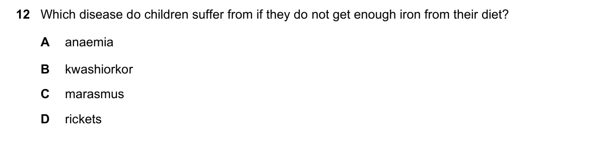Question 12, November 2016, 0610 Paper 23