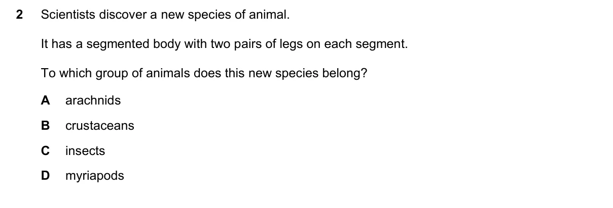 Question 2, November 2016, 0610 Paper 23