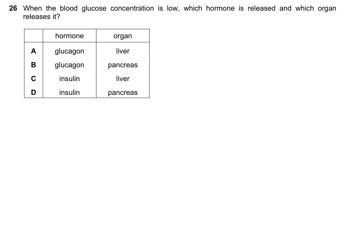 Question 26, November 2016, 0610 Paper 23