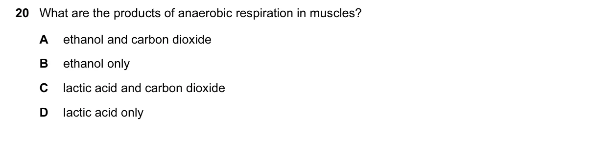 Question 20, March 2017, 0610 Paper 22