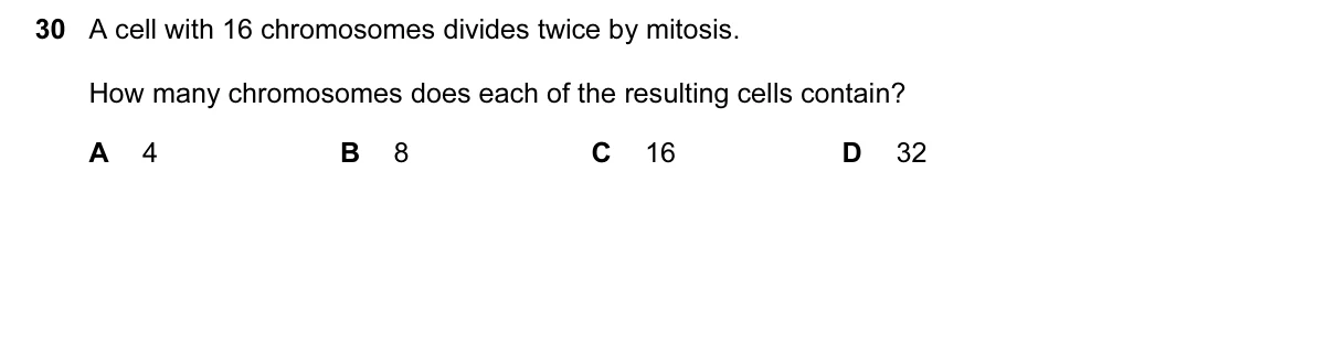 Question 30, March 2017, 0610 Paper 22