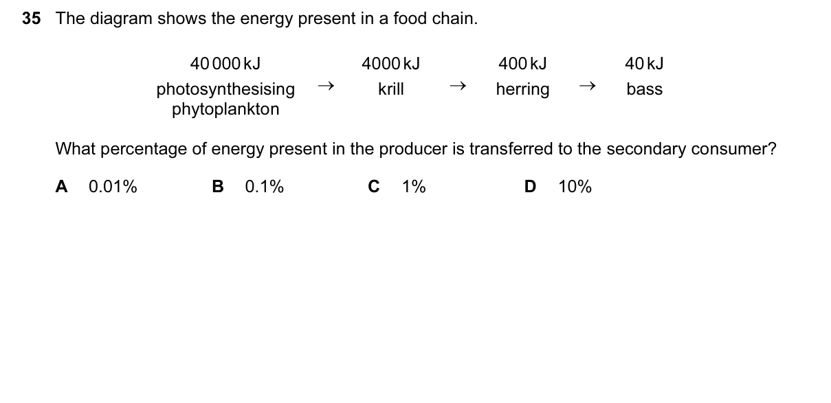 Question 35, March 2017, 0610 Paper 22