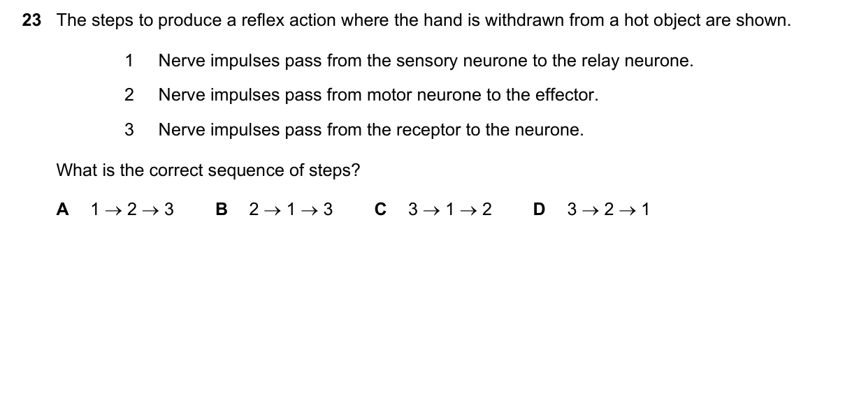 Question 23, June 2017, 0610 Paper 21