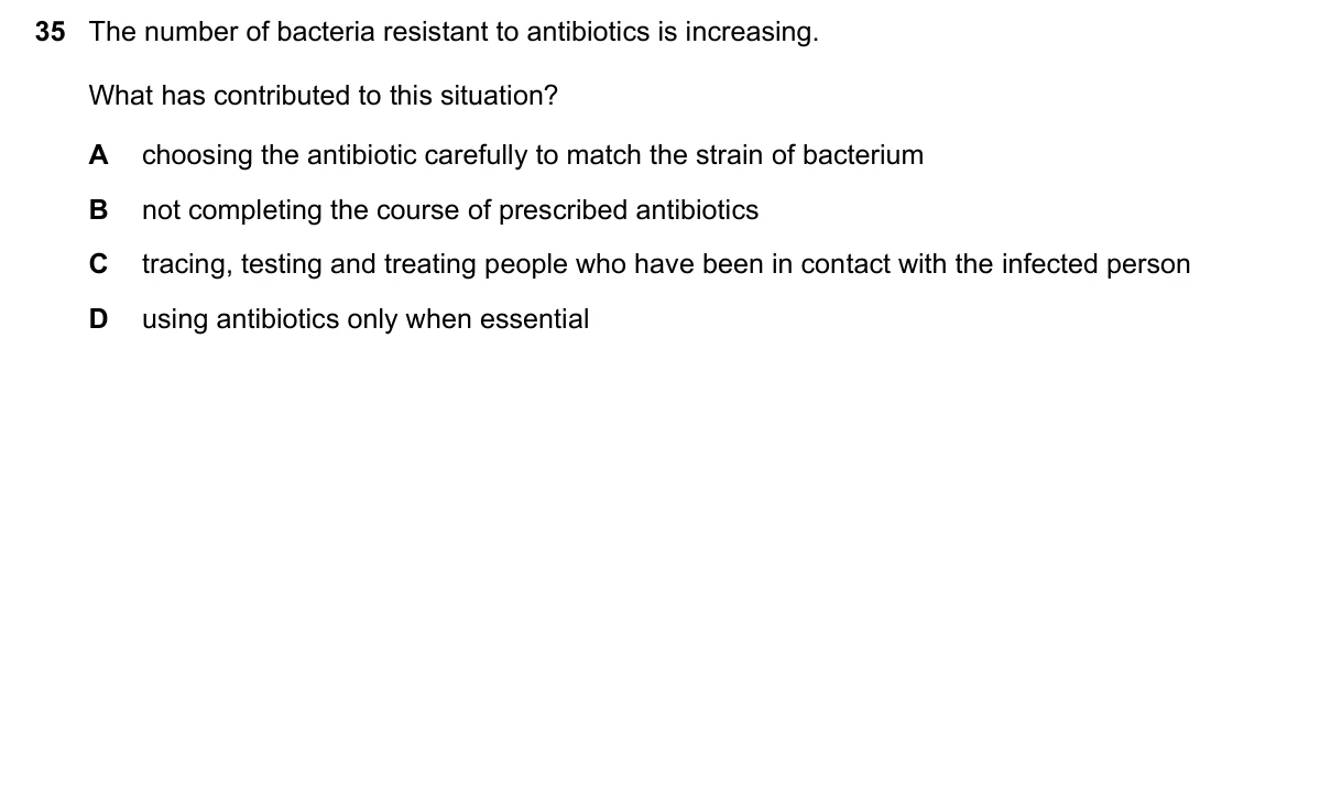 Question 35, June 2017, 0610 Paper 21