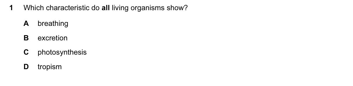 Question 1, June 2017, 0610 Paper 12