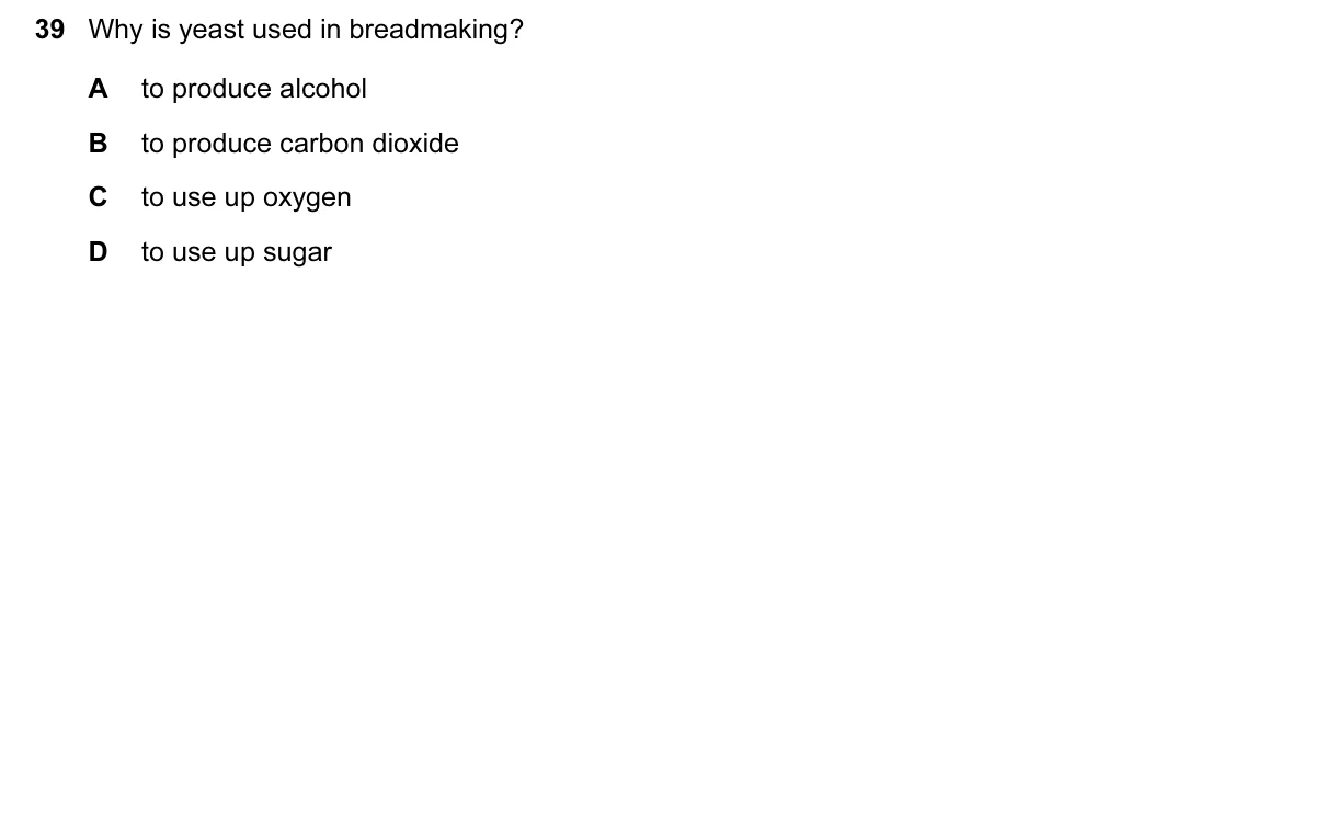 Question 39, June 2017, 0610 Paper 12