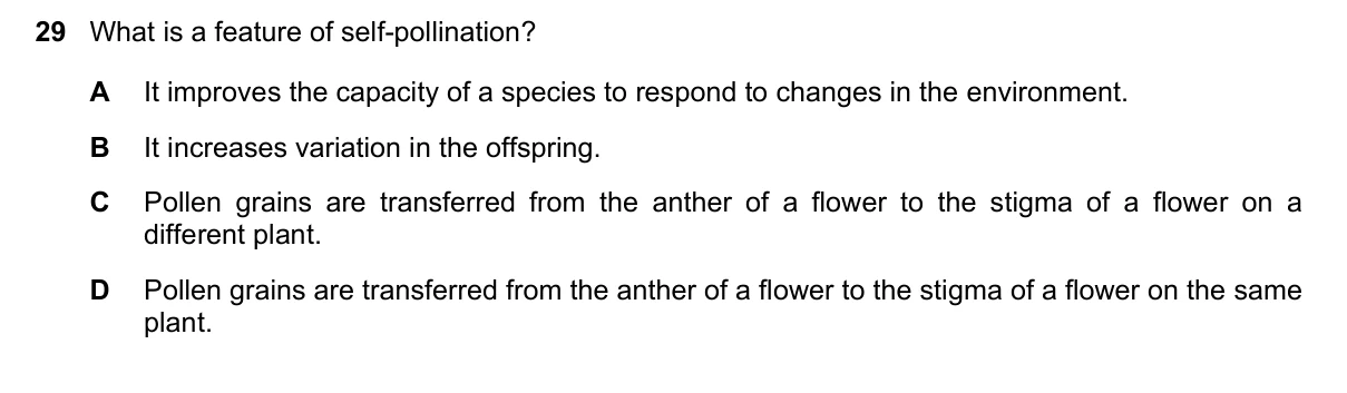 Question 29, June 2017, 0610 Paper 22