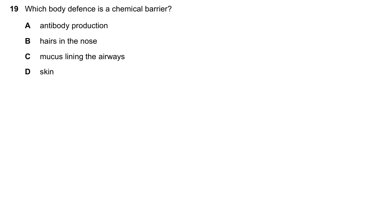 Question 19, June 2017, 0610 Paper 13
