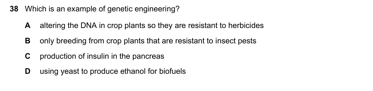 Question 38, June 2017, 0610 Paper 13