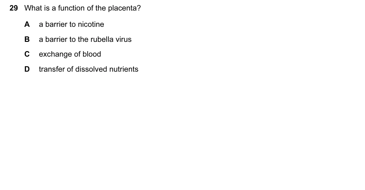 Question 29, June 2017, 0610 Paper 23