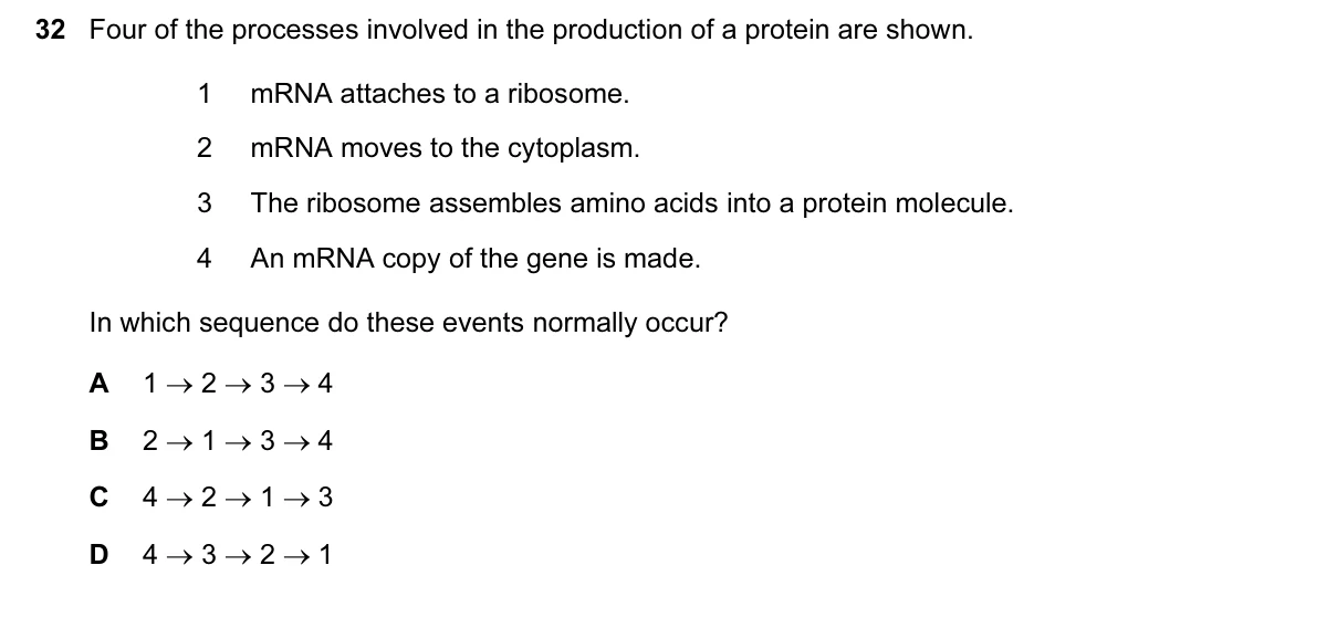 Question 32, June 2017, 0610 Paper 23