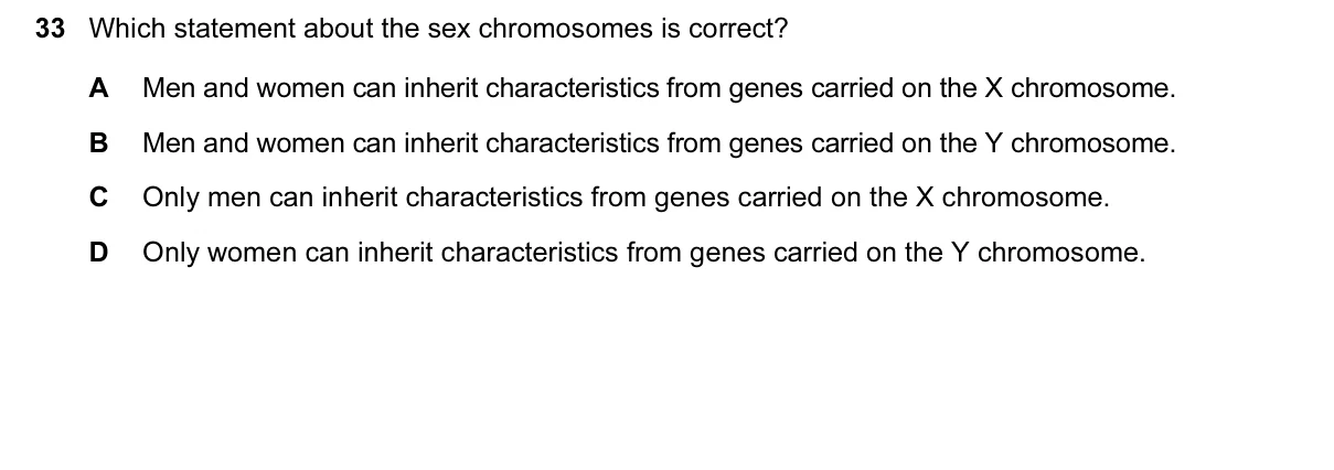 Question 33, June 2017, 0610 Paper 23