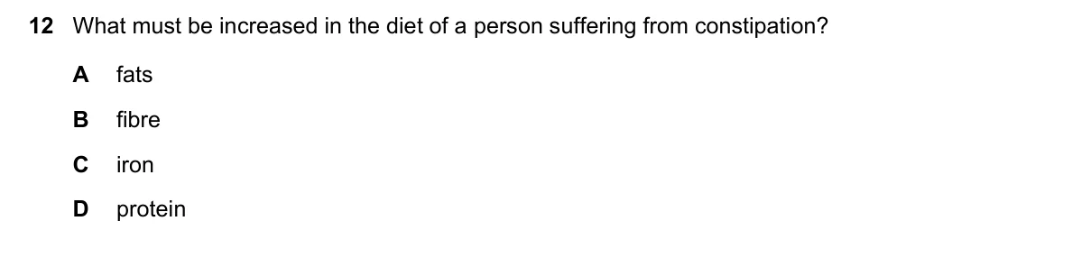 Question 12, November 2017, 0610 Paper 21