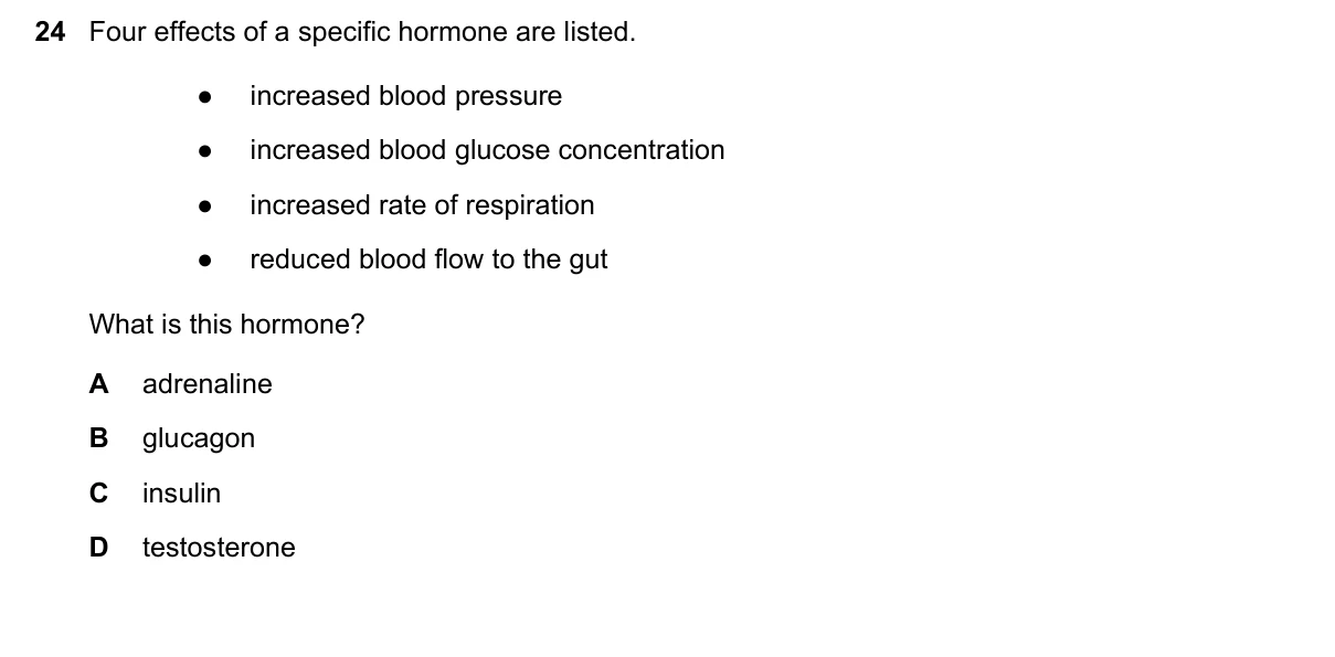 Question 24, November 2017, 0610 Paper 21